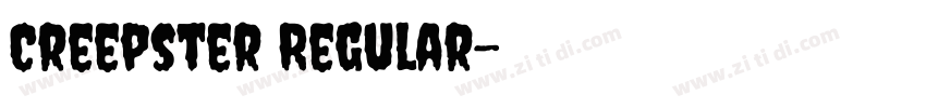Creepster Regular字体转换